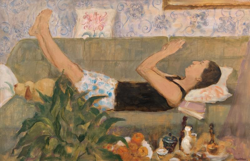 　　《静静的午后》　170×110cm　周新华