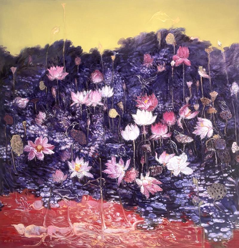 　　《谧静》　200×200cm　徐连勇