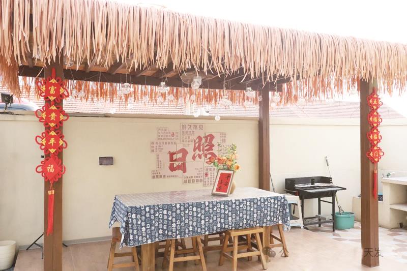 日照的民宿小院换上年味“新装”