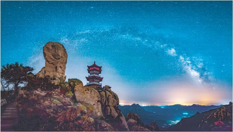 情侣峰的夜